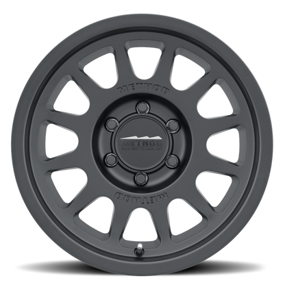 Method MR703 16x8 0mm Offset 6x5.5 106.25mm CB Matte Black Wheel