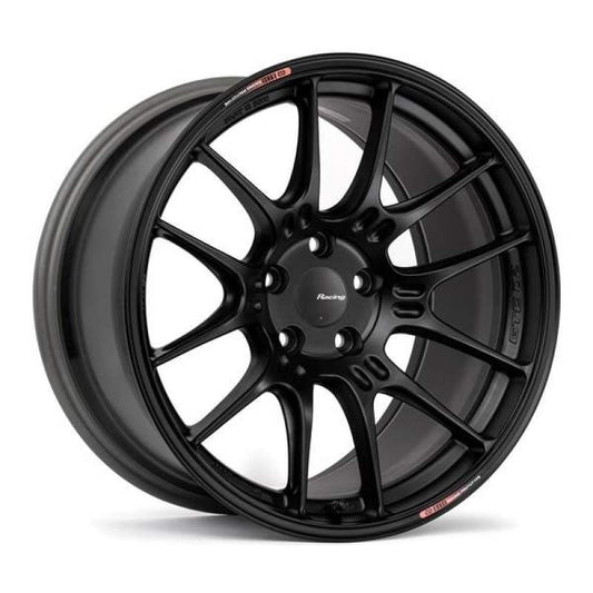 Enkei GTC02 19x8 5x114.3 45mm Offset 75mm Bore Matte Black Wheel