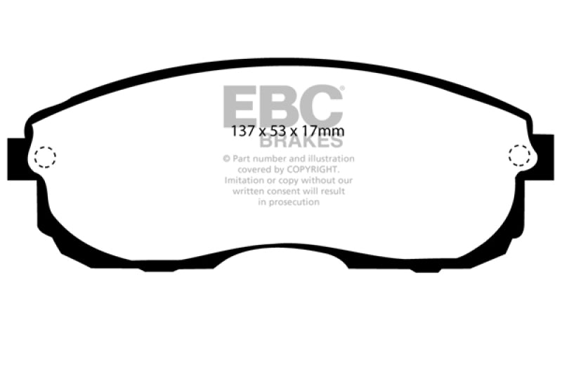 EBC 99-01 Infiniti G20 2.0 Ultimax2 Front Brake Pads