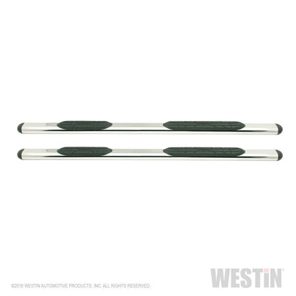 Westin Premier 4 Oval Nerf Step Bars 85 in - Stainless Steel