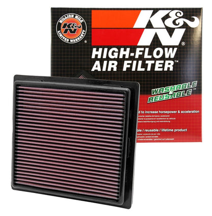 K&N 11 Jeep Grand Cherokee / 11 Dodge Durango Replacement Panel Air Filter