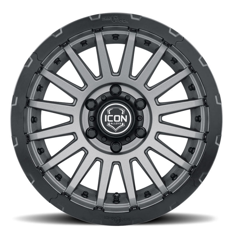 ICON Recon Pro 17x8.5 8 x 6.5 13mm Offset 5.25in BS Charcoal Wheel