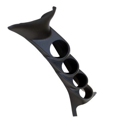 Autometer 99-07 Ford Super Duty Black 52mm Quad Pillar Pod