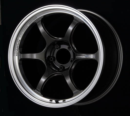 Advan RG-D2 18x9.5 +45 5-114.3 Machining & Black Gunmetallic Wheel