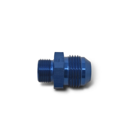 Russell Performance -6 AN Flare to 10mm x 1.25 Metric Thread Adapter (Blue)