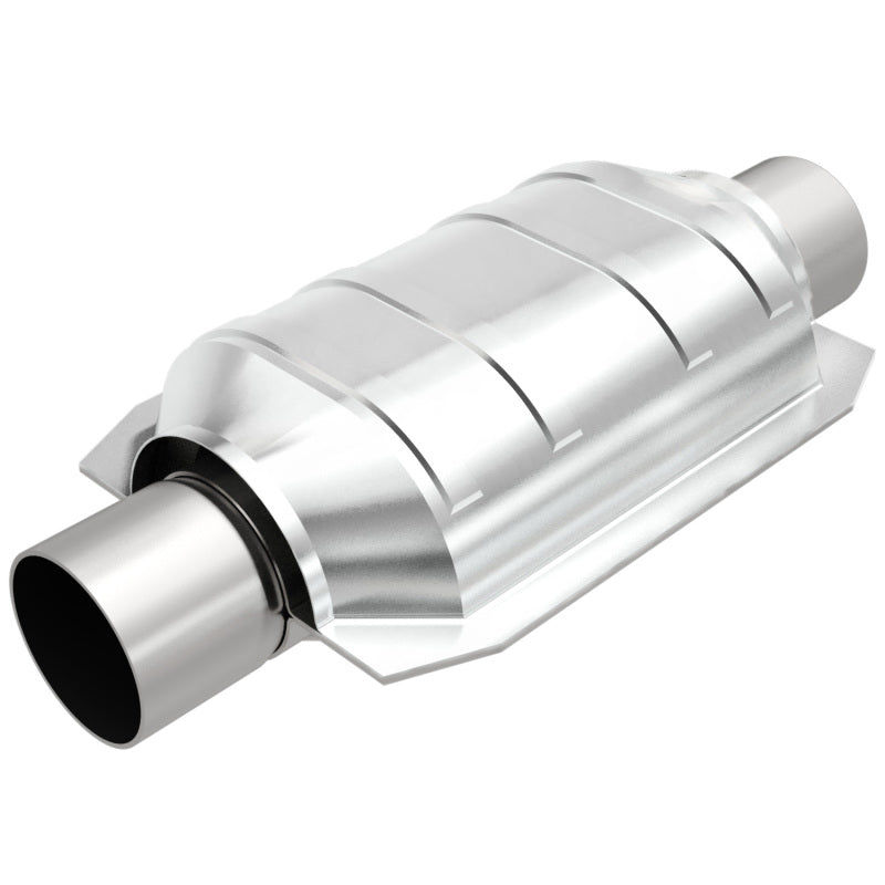 MagnaFlow Univ Cat Conv 2in Inlet/Outlet Center/Center Oval 9in Body L/6.5in Width/13in OA Length