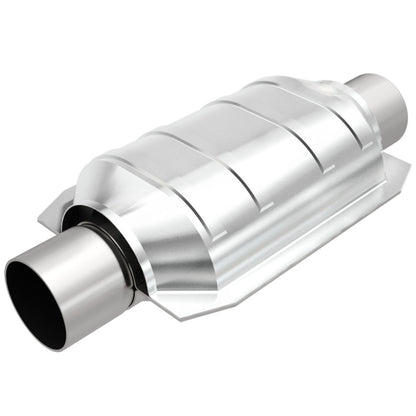 MagnaFlow Univ Cat Conv 2in Inlet/Outlet Center/Center Oval 9in Body L/6.5in Width/13in OA Length