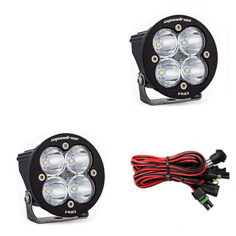 Baja Designs Squadron R Pro Spot LED Light Pods - Clear