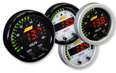 AEM - X-Series 8-18V Volt Gauge