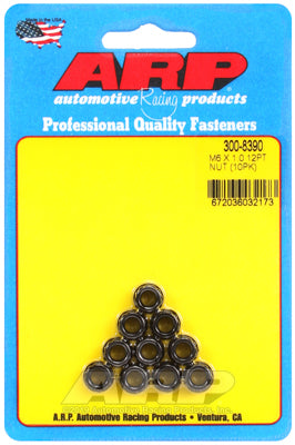 ARP - M6 x 1.00 12pt Nut Kit (10 pack)