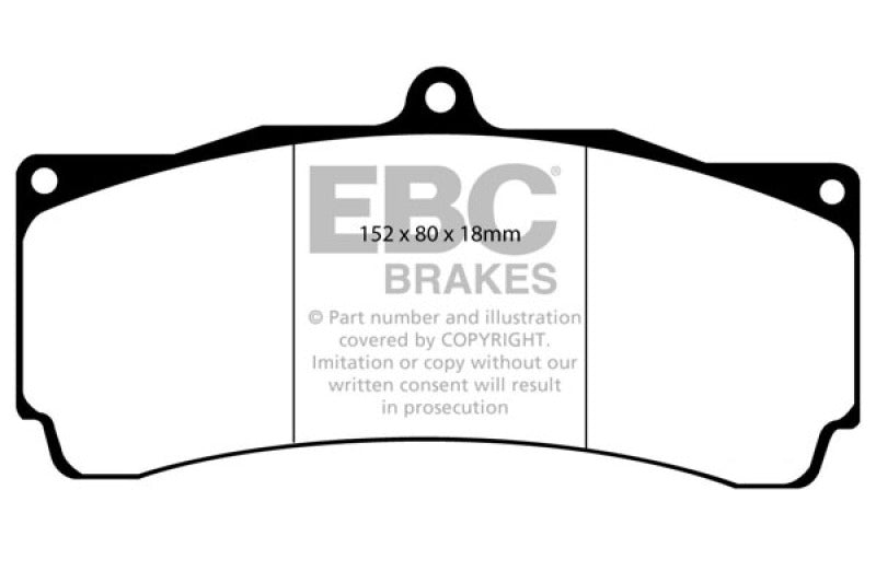 EBC Brakes Yellowstuff Performance Brake Pads