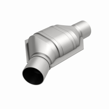 MagnaFlow Universal Catalytic Converter 2.25in Angled Inlet Front CA