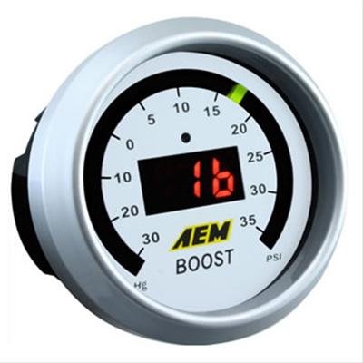 AEM - 52mm Boost Digital Gauge -30-35psi