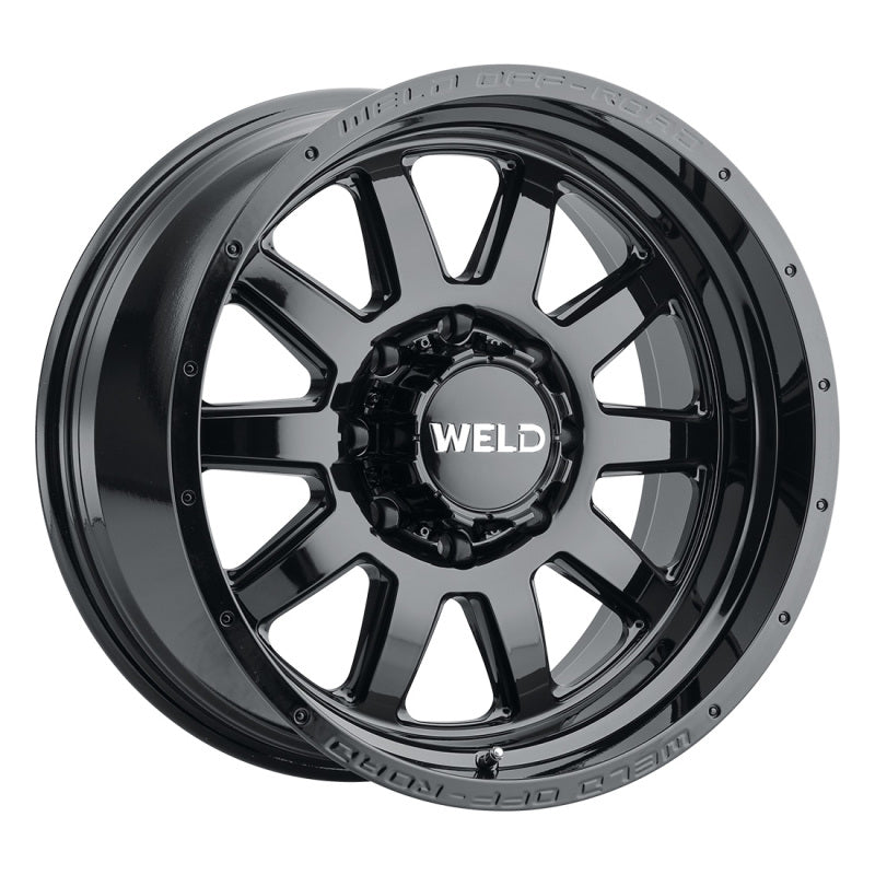 Weld Off-Road W168 20X10 Stealth 8X170 ET-18 BS4.75 Gloss Black 125.1