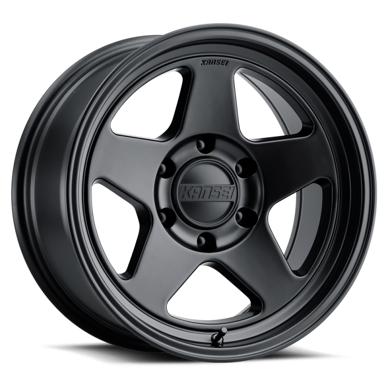 Kansei K12MB Knp 17x8.5in / 5x127 BP / -10mm Offset / 78.1mm Bore - Matte Black Wheel