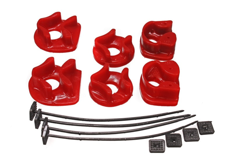 Energy Suspension 90-93 Acura Integra Red Motor Mount Inserts (2 Torque Mount Positions)