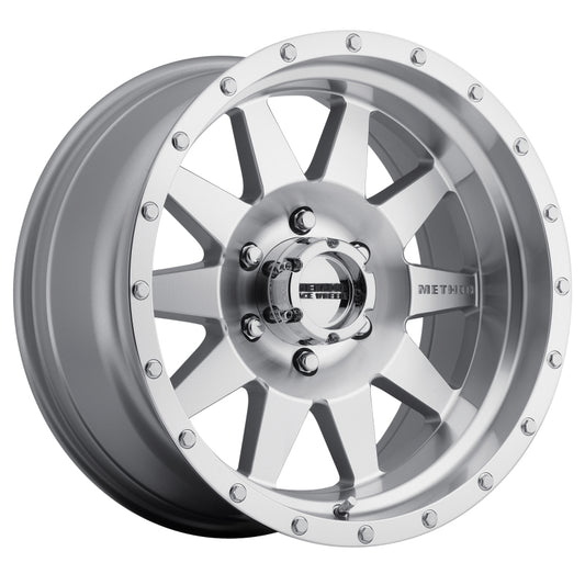 Method MR301 The Standard 20x9 +18mm Offset 6x5.5 108mm CB Machined/Clear Coat Wheel