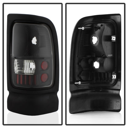 Xtune Dodge Ram 1500/2500/3500 94-01 Euro Style Tail Lights Black ALT-ON-DRAM94-BK