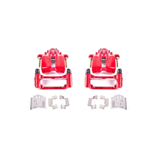 Power Stop 04-05 Cadillac XLR Rear Red Calipers w/Brackets - Pair