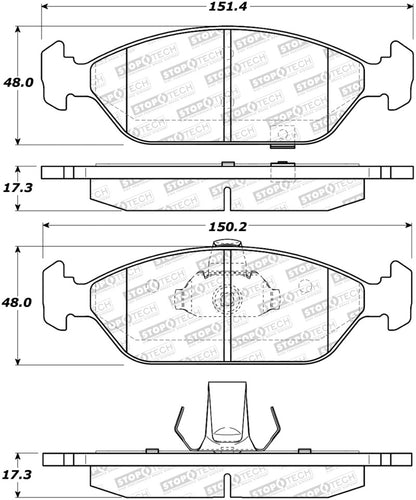 StopTech Street Brake Pads