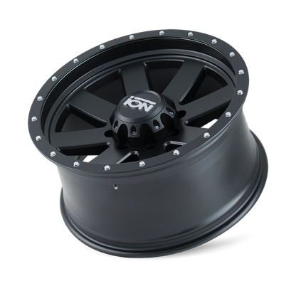 ION Type 134 17x8.5 / 5x127 BP / 6mm Offset / 83.82mm Hub Matte Gunmetal/Black Beadlock Wheel