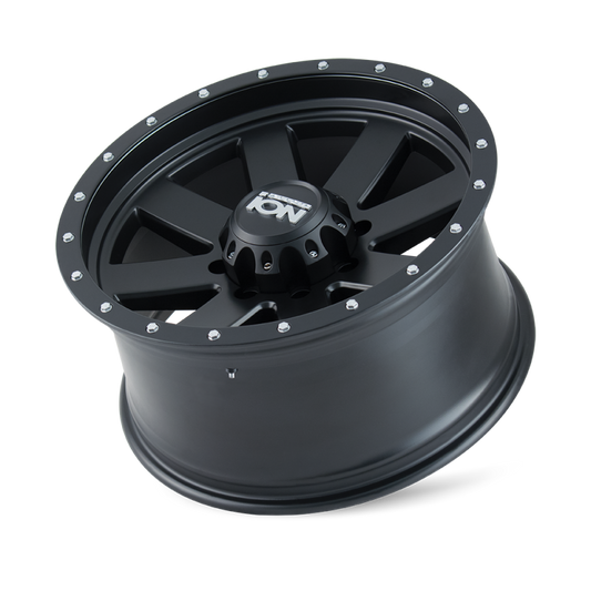 ION Type 134 18x10 / 5x127 BP / -19mm Offset / 83.82mm Hub Matte Gunmetal/Black Beadlock Wheel