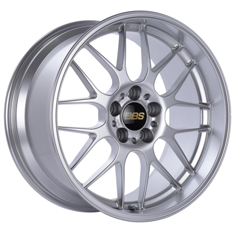 BBS RG-R 18x8.5 5x120 ET13 Diamond Silver Wheel -82mm PFS/Clip Required