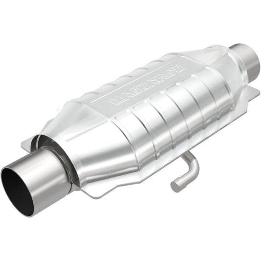 MagnaFlow Universal Catalytic Converter 2.5in ID Inlet/Outlet Center/Center Oval Rear
