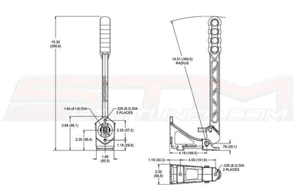 Wilwood - Hand Brake Lever Assembly (Vertical) (340-14769)