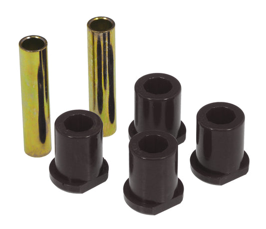 Prothane 80-98 Ford Truck 2/4wd (w/ Molded Shackles) Rear Frame Shackle Bushings - Black