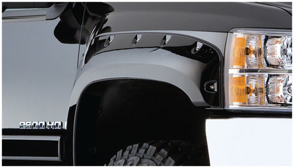 Bushwacker 95-04 Toyota Tacoma Fleetside Cutout Style Flares 4pc 74.5in Bed w/ 4WD Only - Black