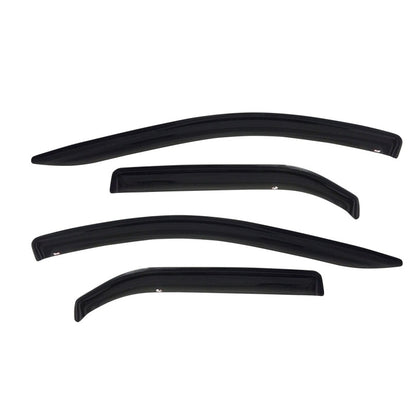 Westin 2005-2018 Toyota Tacoma Double Cab Wade Slim Wind Deflector 4pc - Smoke