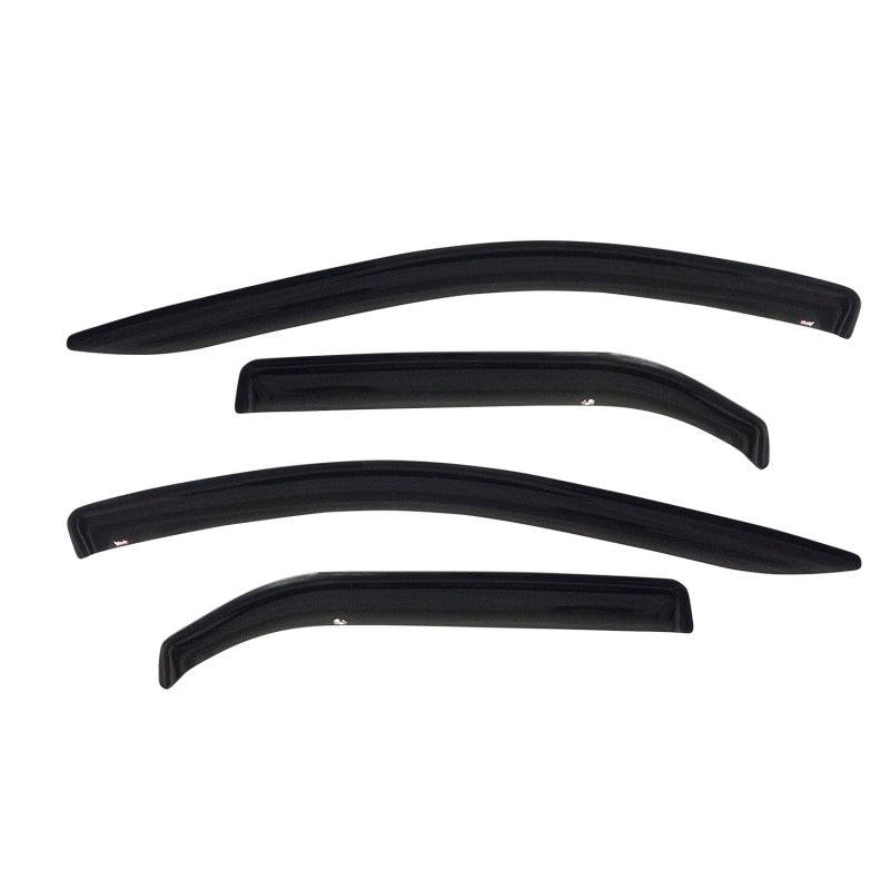 Westin 2000-2004 Nissan Frontier Crew Cab Wade Slim Wind Deflector 4pc - Smoke