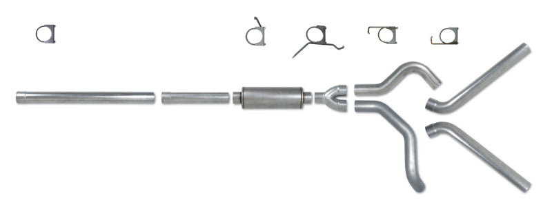 Diamond Eye KIT 4in Catback DUAL SS: 2004.5-2007.5 DODGE CUMMINS 600