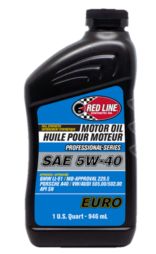 Red Line Pro-Series Euro 5W40 Motor Oil - Quart