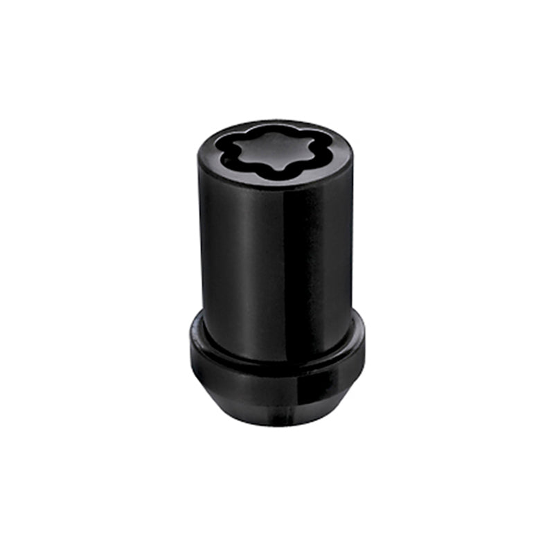 McGard - Wheel Lock Nut Set - 4pk. (Tuner / Cone Seat) M12X1.5 / 13/16 Hex / 1.24in. Length - Black