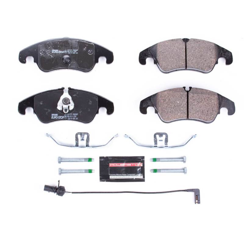 Power Stop 13-16 Audi allroad Euro-Stop ECE-R90 Front Brake Pads