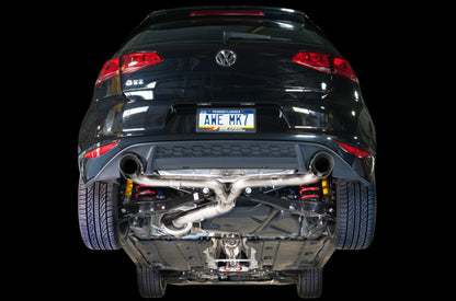 AWE Tuning VW MK7 GTI Touring Edition Exhaust - Diamond Black Tips