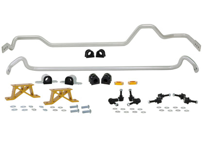 Whiteline 04-05 Subaru Impreza STI Front & Rear Sway Bar Kit 24mm w/Mounts