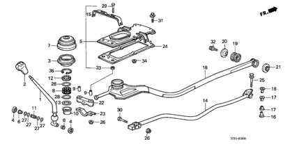 Honda - Extension End Rubber