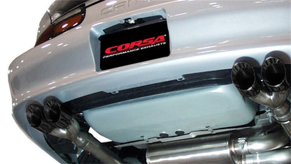 Corsa 1998-2002 Chevrolet Camaro Convertible Z28 5.7L V8 LS1 Black Tip Sport Cat-Back Exhaust