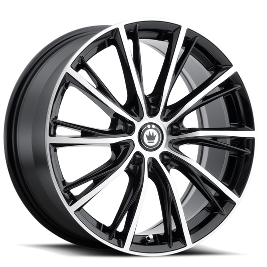 Konig Impression 16x7.5 5x112 ET45 Gloss Black w/ Machined Face