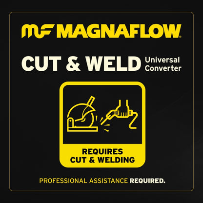 MagnaFlow 2.50in California Grade CARB Compliant Universal Catalytic Converter