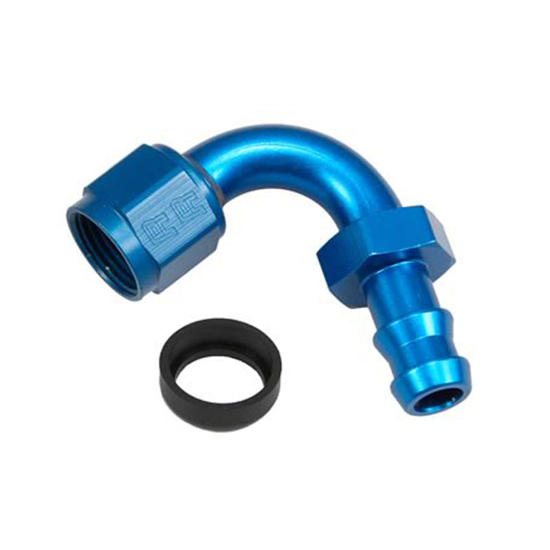 Russell Performance -6 AN Twist-Lok 120 Degree Hose End (9/16in Radius)