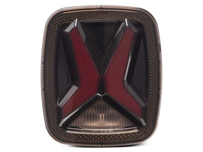 Raxiom 76-06 Jeep CJ7 Wrangler YJ & TJ Gladiator LED Tail Lights- Black Housing (Smoked Lens)