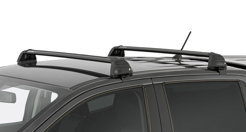 Rhino-Rack 11-20 Ford Ranger PX 4 Door Double Cab Vortex ROC25 Flush 2 Bar Roof Rack - Black