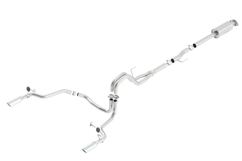 Borla 15-16 Ford F-150 3.5L EcoBoost Ext. Cab Std. Bed Catback Exhaust ATAK Single Split Rear Exit