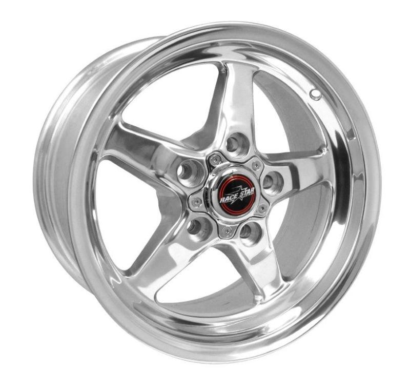 Race Star 92 Drag Star 15x8.00 5x4.50bc 5.25bs Direct Drill Polished Wheel