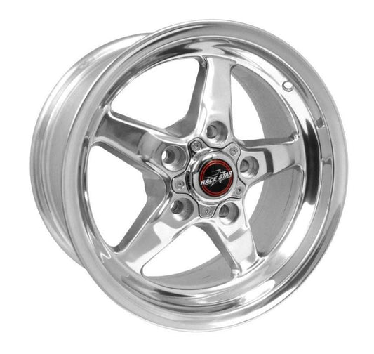 Race Star 92 Drag Star 15x8.00 5x4.75bc 5.25bs Direct Drill Polished Wheel