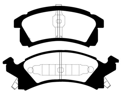 EBC 91-95 Buick Skylark 2.3 Ultimax2 Front Brake Pads